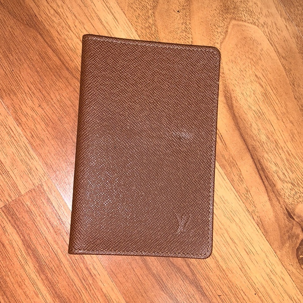 Authentic Louis Vuitton Taiga Leather ID / Card Holder